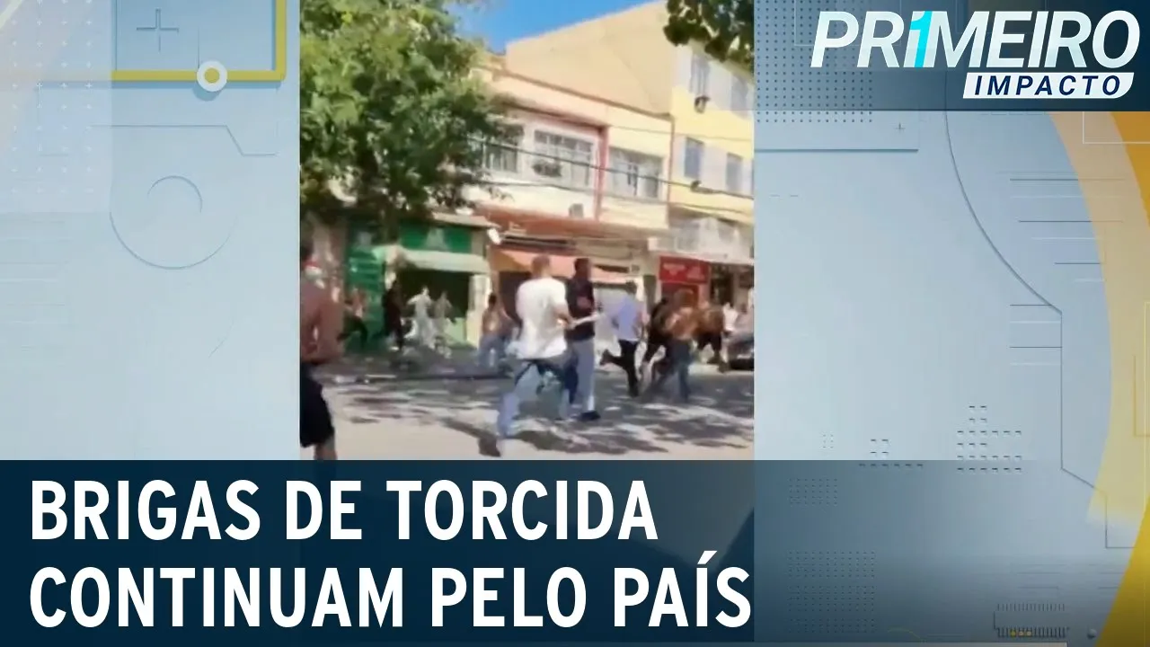 RJ: violência nos estádios de futebol continua no Brasil | Primeiro Impacto (17/07/23)
