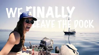 EP 6 | We FINALLY Leave the Dock | Anchoring with Friends and Palomas – Tequilla!