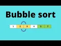 Bubble sort