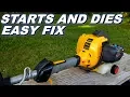 Trimmer starts and dies Quick fix