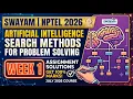 NPTEL AI Search Methods For Problem Solving Week 1 Assignment Answers July 2026 Week 1 Solutions