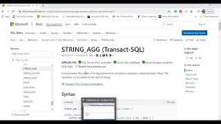 Group Items With Comma Separation String - AGG SQL Server Tutorial 2020