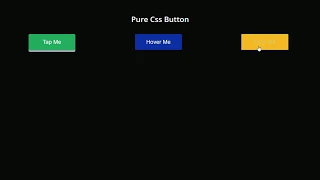Button Hover and Active Effect HTML and CSS Only no JavaScript