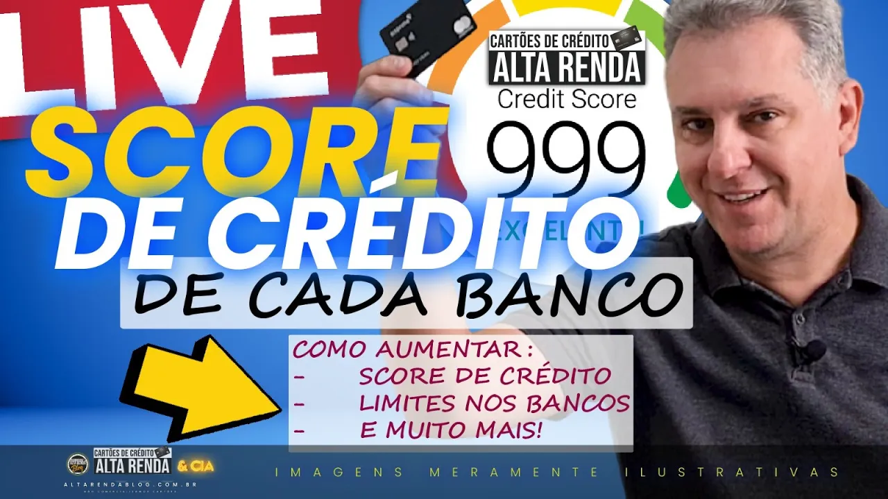 ????LIVE: QUAL É O SCORE DOS BANCOS? COMO SABER MEU SCORE? SAIBA COMO AUMENTAR OS LIMITES DE CRÉDITO