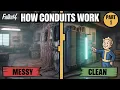 Fallout 4 Conduit Guide How Settlement Power ACTUALLY Works Complete Tutorial