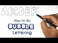 Create Stunning Bubble Letters with this Step by Step Tutorial How to draw graffiti bubble letters