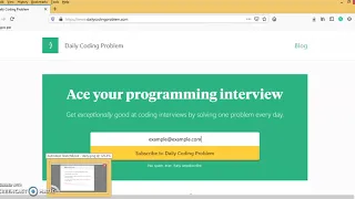 Daily coding problem 159 easy