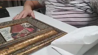 How to white wash a frame