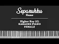 Download Lagu Separuhku - Nano (FEMALE KARAOKE PIANO COVER)