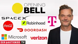Opening Bell: Verizon, SpaceX, T-Mobile US, Meta, DoorDash, Robinhood, Microsoft, Coca-Cola