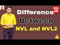 NVL and NVL2 Functions with real world example