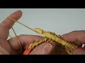 Tunisian Simple Stitch decrease tss2tog