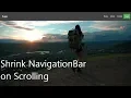 Sticky Navbar Shrink Navbar on Scroll with HTML CSS JavaScript