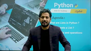 Python Tutorial Part-9 List in Python Part-3 Python With isyllabi by Dr KULDEEP Sir