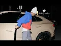 Justin Biebers Pants Nearly Fall Off From Sagging While At Church With Mother Pattie Mallette