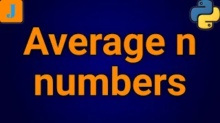 Python Program To Find Average Of N Numbers