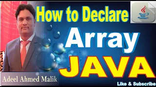 how to declare array in Java beginners in urdu hindi