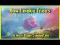 How I make Trees for Prismatica In 5 minutes