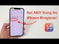 2021 How to set ANY Song as iPhone Ringtone - Free and No Computer