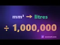 mm3 to litres for 3D Printing and Material Estimates