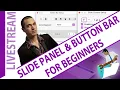 Slide Panel Button Bar in Claris FileMaker for Beginners