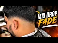 SUPER CLEAN MID DROP FADE HAIRCUT TUTORIAL Ruben - tha