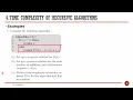 Lesson 10 - Time Complexity of Recursive Algorithms
