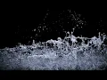 Water Splash On Black Background