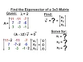Linear Algebra Ch 3 - Eigenvalues and Eigenvectors 8 of 35 Eigenvector of a 3x3 Matrix
