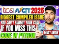 TCS NQT 2025 This ERROR Will Block Your Code Submission