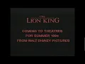 Download Lagu The Lion King - Sneak Peek #2 (March 4, 1994)