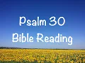 Psalm 30 - NIV Version Bible Reading with