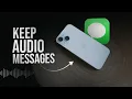 How to Keep Messages iPhone tutorial