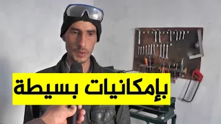 عبد الفتاح بن مسعود شاب عصامي يخترع آلة خراطة بإمكانيات بسيطة 