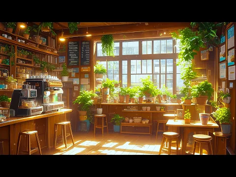 Download MP3 Morning Coffee Shop ☕ Lofi Summer Vibes ☕ Morning Lofi Songs To Make You Start Your Day Peacefully