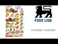 Food Lion Weekly Ad - 2026