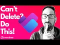 Fix Missing Delete Button in Microsoft Planner RIGHT NOW