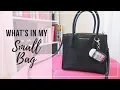Small Bag Organization Small Purse Declutter What s in my Small Bag Michael Kors Mercer Review