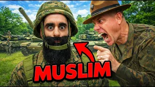عندما ينضم مسلم إلى الجيش  دندنها