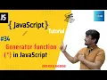 Generator Function using with function JavaScript Tutorials in Hindi 2023