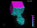 3D Rayleigh-Taylor Instability v2 with gPLUTO-AMR - Extended Nonlinear Evolution