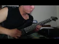 Veil Of Maya - "Teleute" Jason Richardson's Guitar solo cover