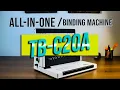 How to use TruBind s Manual Binding Machine for 19-Ring Comb Spines - TB-C20A