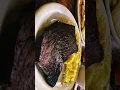 Eating At Cracker Barrel Steak grits and eggs