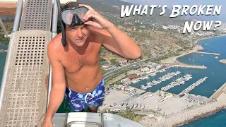 Our New Life In Alanya Turkey – Fixing Things on our Catamaran – Sailing the World ep. 12