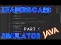 Lo-fi ASMR coding a player leaderboard simulator Part 1 with keyboard noises
