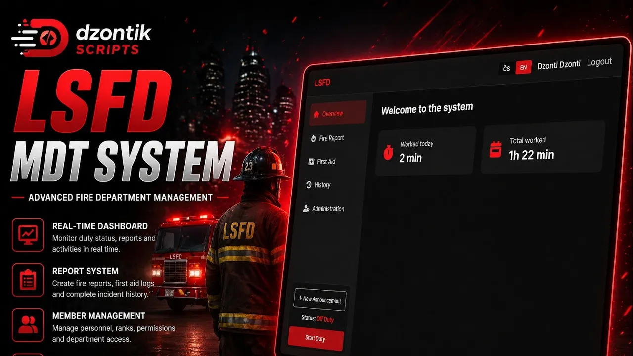 LSFD Tablet - ESX - EN/CZ