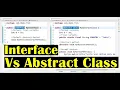 Java Interface Vs Abstract Class What Is The Difference Class