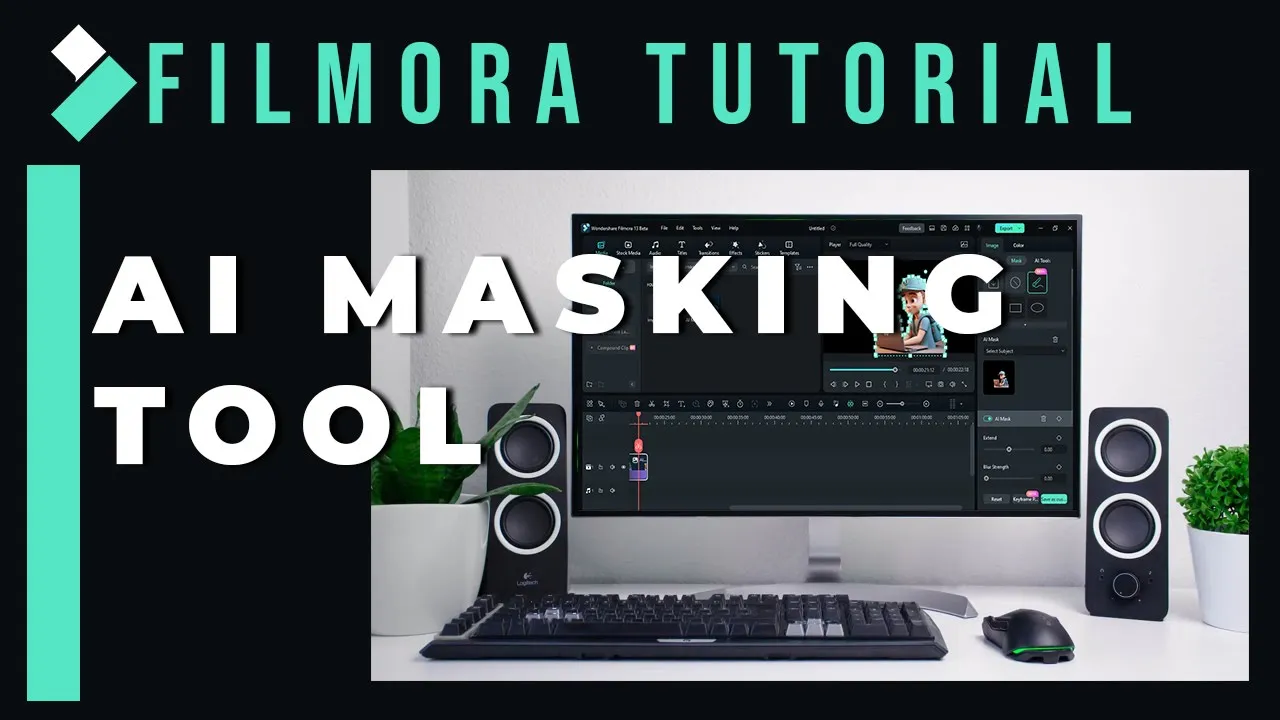 filmora ai smart masking tutorial