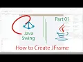 Java Swing Project-Part 1 How to Create JFrame in NetBeans using Java GUI A y Siam